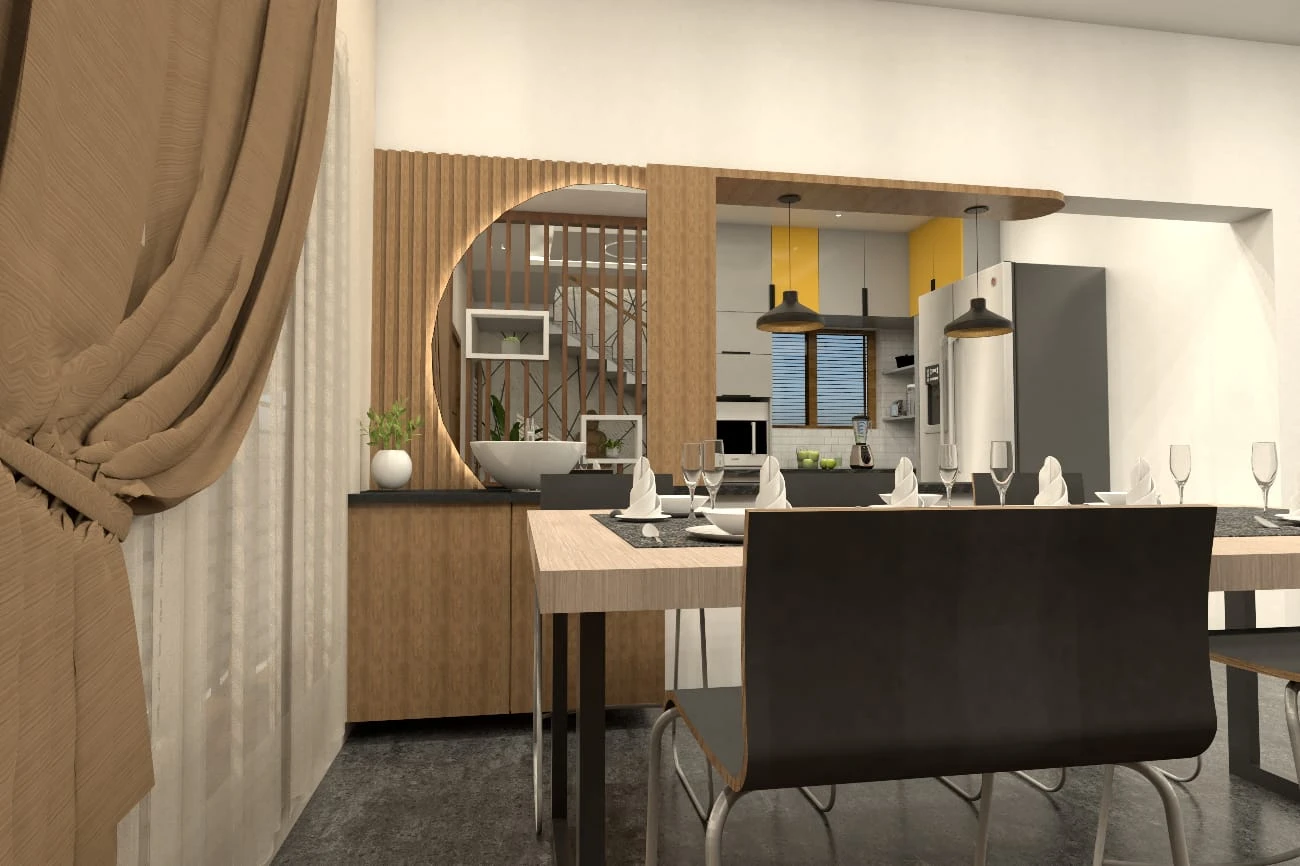 Dining Area Partition Design